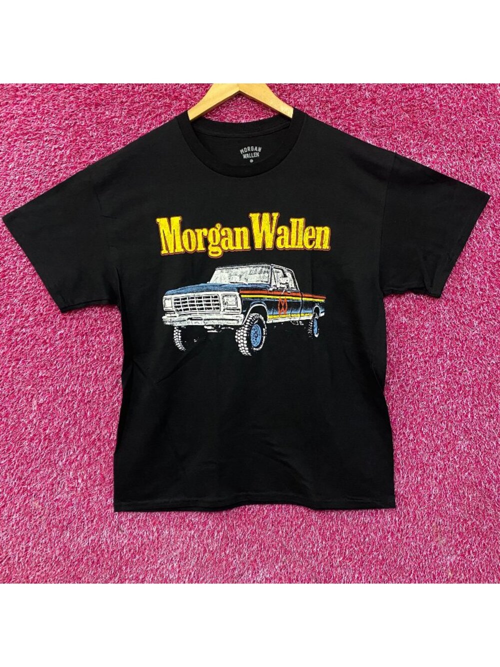 Morgan Wallen Dangerous The Double Album Silverado Vintage Style Pickup Truck T-